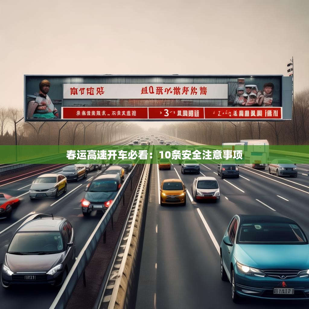 春运高速开车必看：10条安全注意事项